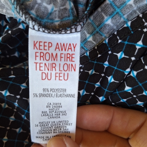 Hatley Ella Sleeveless Jumpsuit Racerback Navy Tassels Stretch Womens Size M - Picture 7 of 10